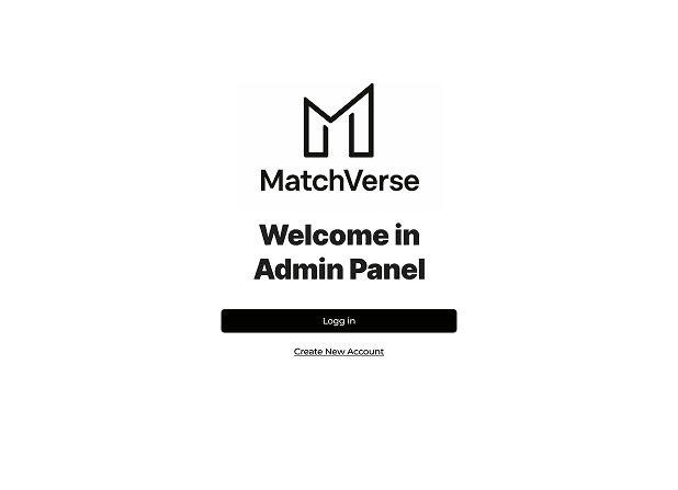 Wireframes for the admin tool login and setup flow